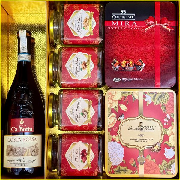 Hộp Quà Tết Hồng Vận Tụ Bảo 2026