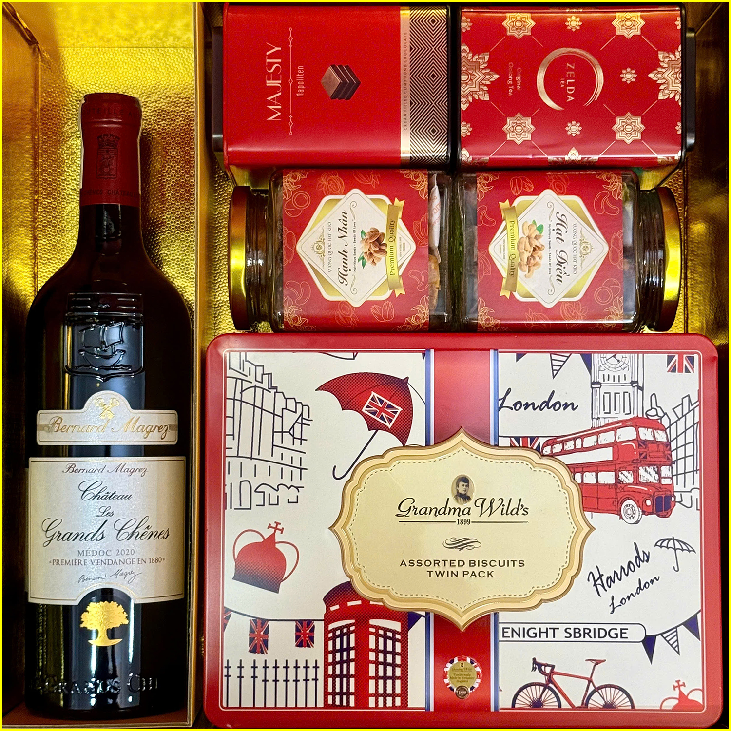 Hộp Quà Tết Kim Bảo Cát Vượng 2026 Hộp Quà Tết Kim Bảo Cát Vượng 2026